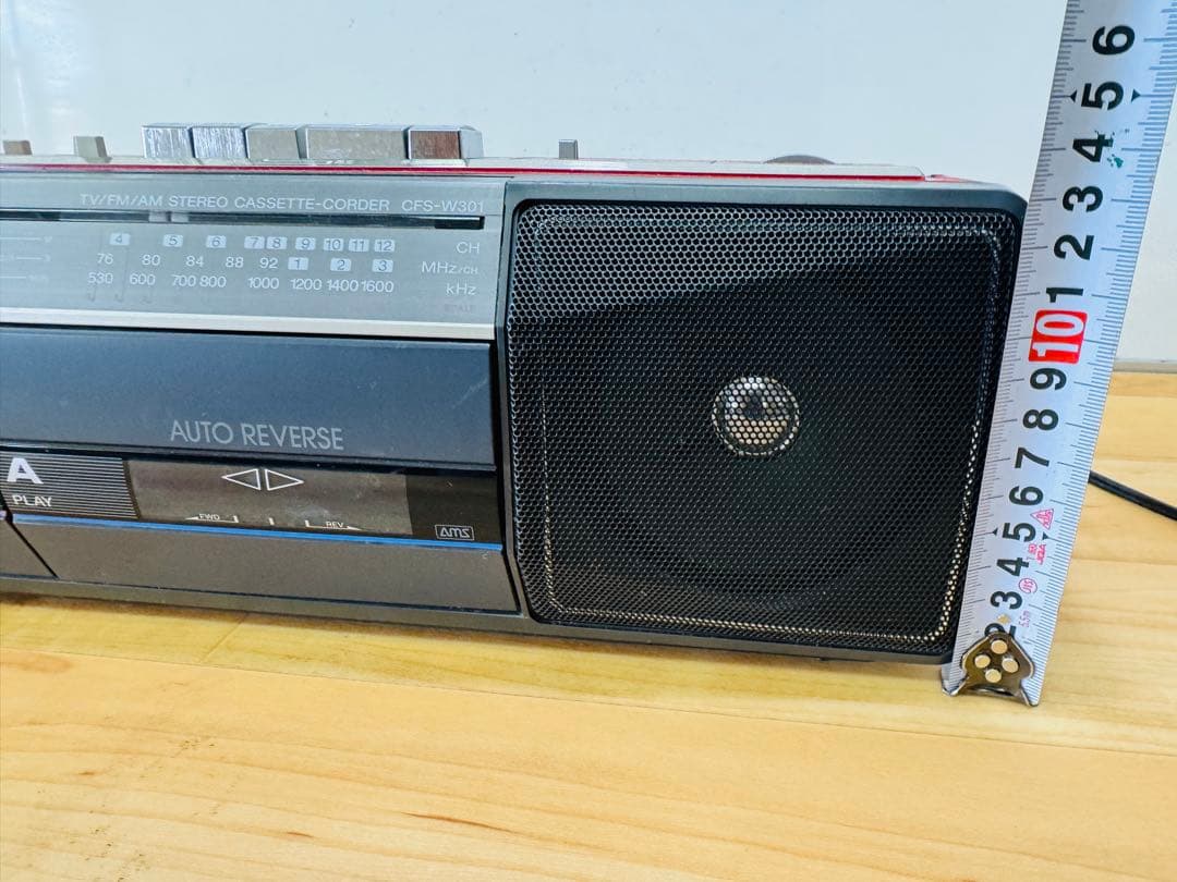 SONY CFS‐W301 ソニーラジカセ　動作品 希少 時代物　アンティーク