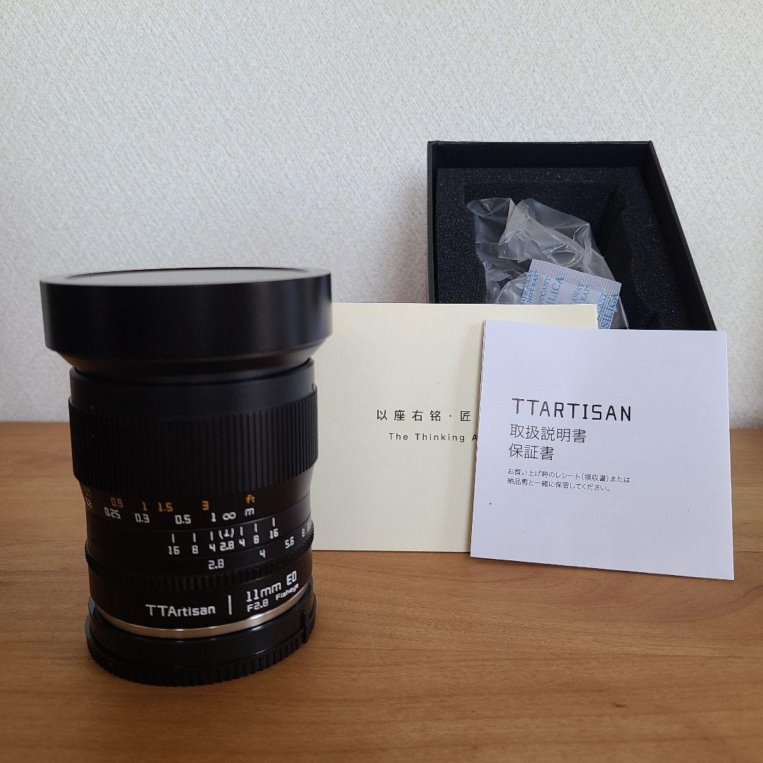 TTArtisan 11mm f2.8 単焦点レンズ　ソニーEマウント