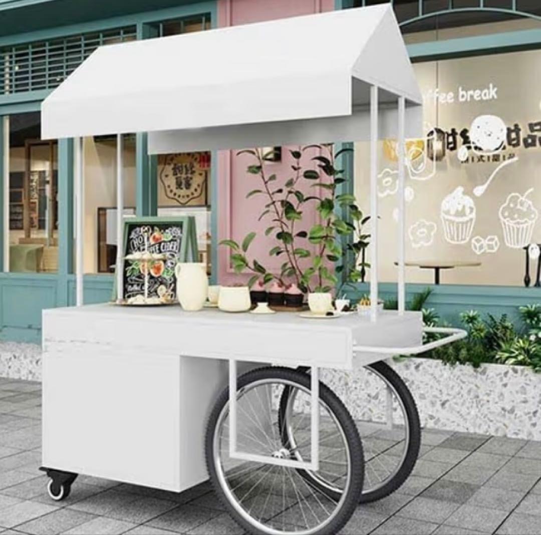【ロロ】移動式屋台　キッチンカー【ホワイト】