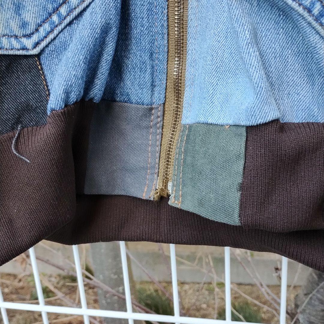 マ*ト様 カーハート　パッチワークデザイン 再構築　アクティブジャケット型　古着