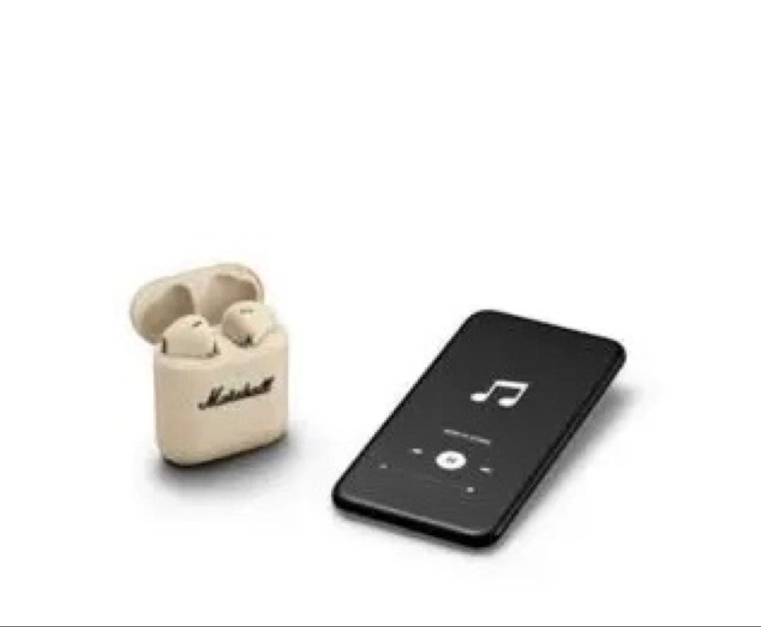 レア！！限定カラー　ワイヤレスイヤホン マーシャル マイナー 3 クリーム