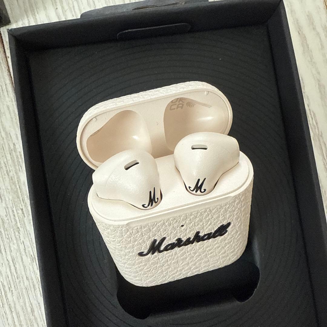 レア！！限定カラー　ワイヤレスイヤホン マーシャル マイナー 3 クリーム