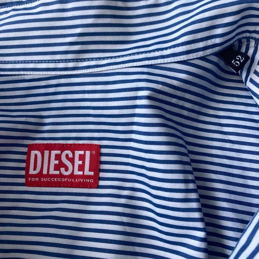 【ガルバ】DIESEL S-DOUBER ストライプ シャツ 52