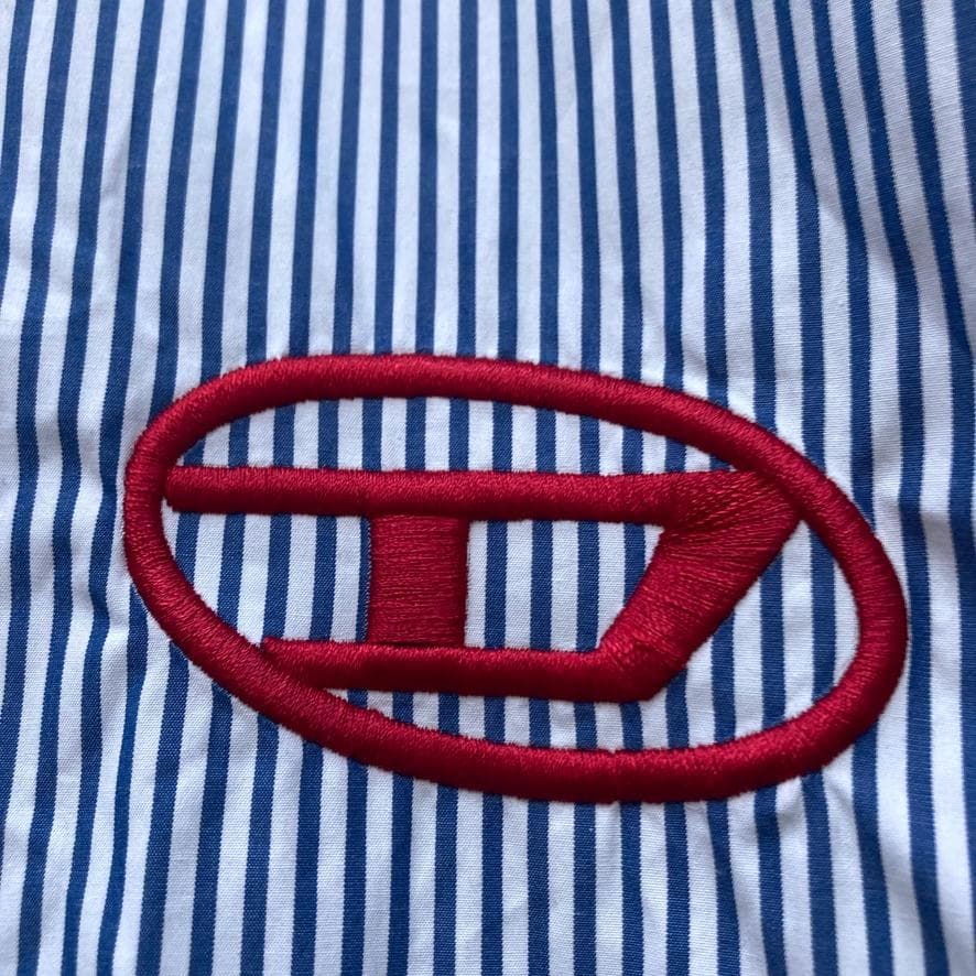 【ガルバ】DIESEL S-DOUBER ストライプ シャツ 52