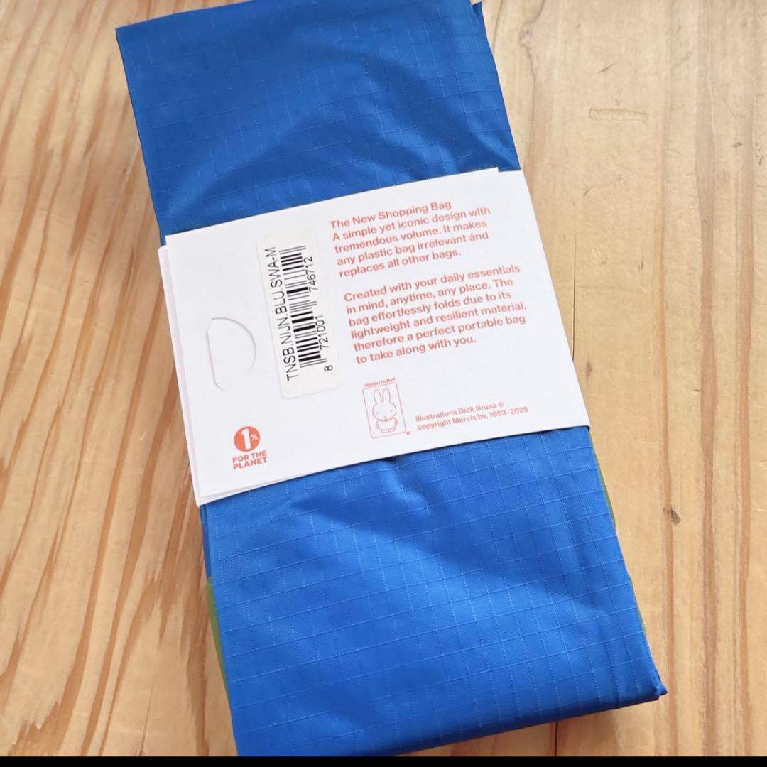 万博　オランダ　ミッフィー エコバッグ　miffy Mサイズ　青