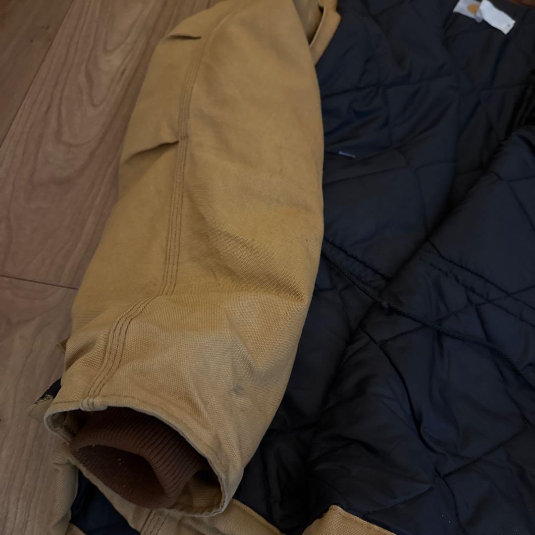 ドーナツ Carhartt デトロイトジャケット USA製 ベージュ