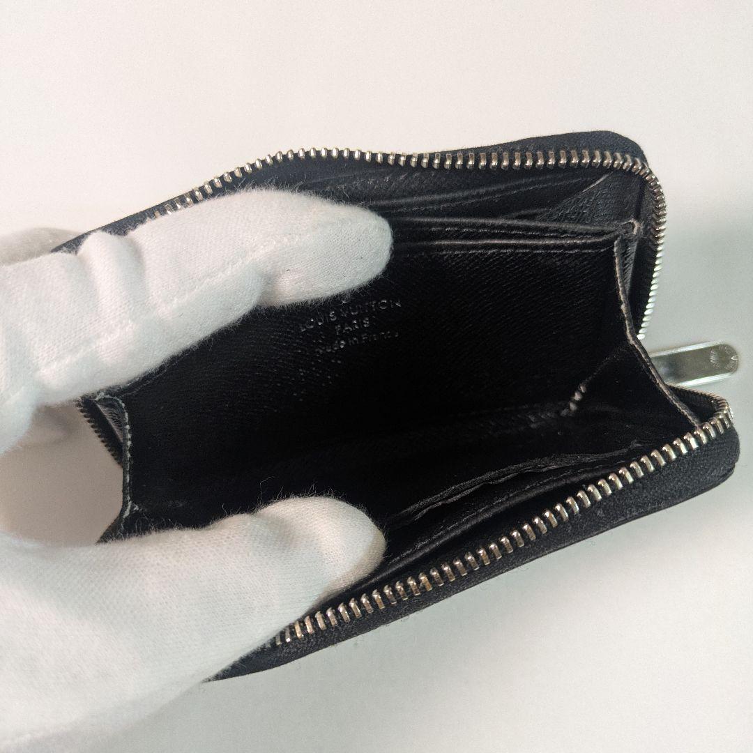 美品★ルイヴィトン ダミエ グラフィット ケース ミニ財布 ジッピー
