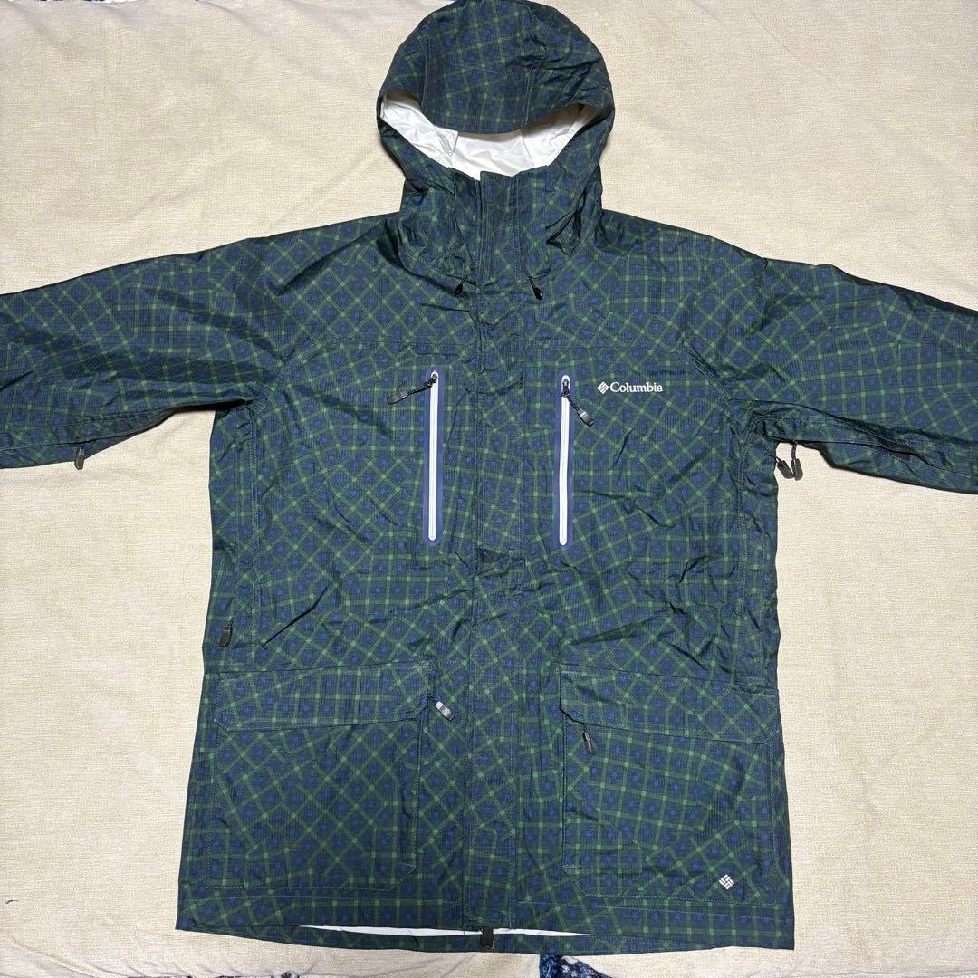 Columbia チェック柄 防水スノーウェア上下セット　メンズ　コロンビア