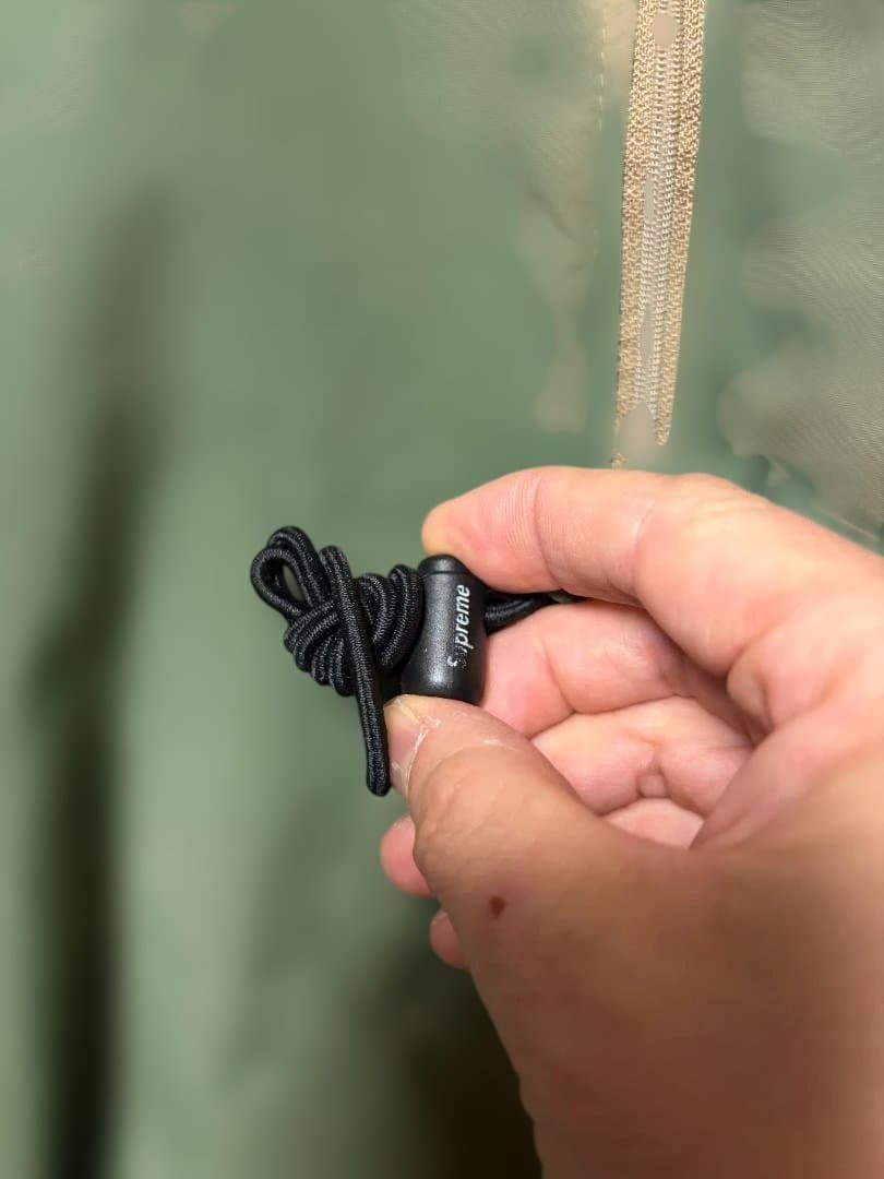 Supreme オリーブ ハーフジップジャケット