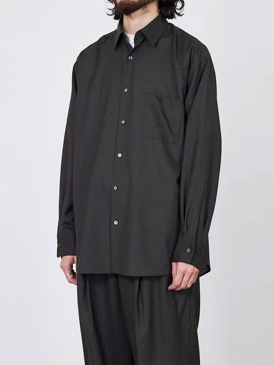 マーカウェア オーガニックウール 2/80トロピカル コンフォートフィットシャツ