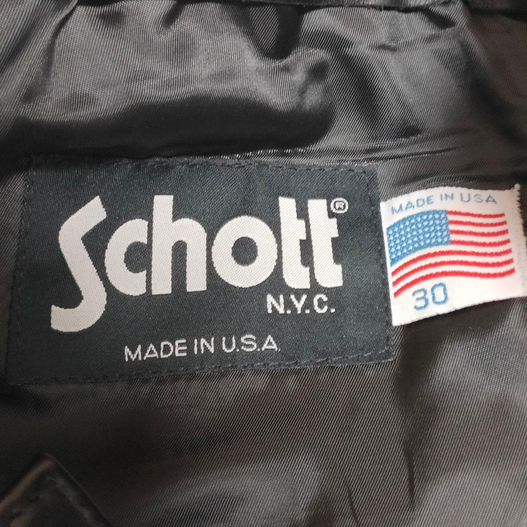 Schott 90s 牛革パンツ ブラック 激レア レザーパンツ