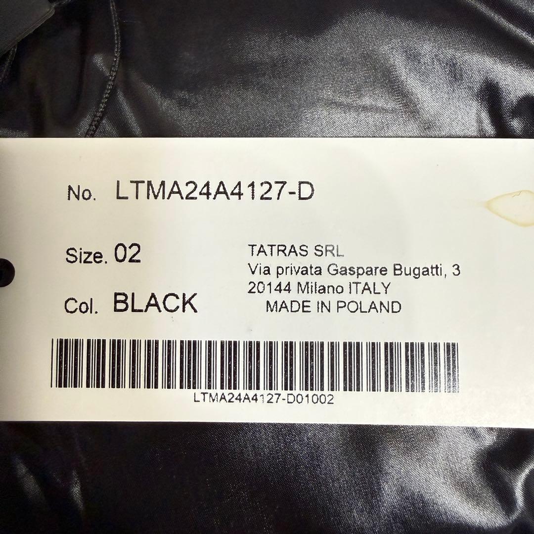 極美品 TATRAS FLUANTA タグ付き 24AW ダウンジャケット 黒