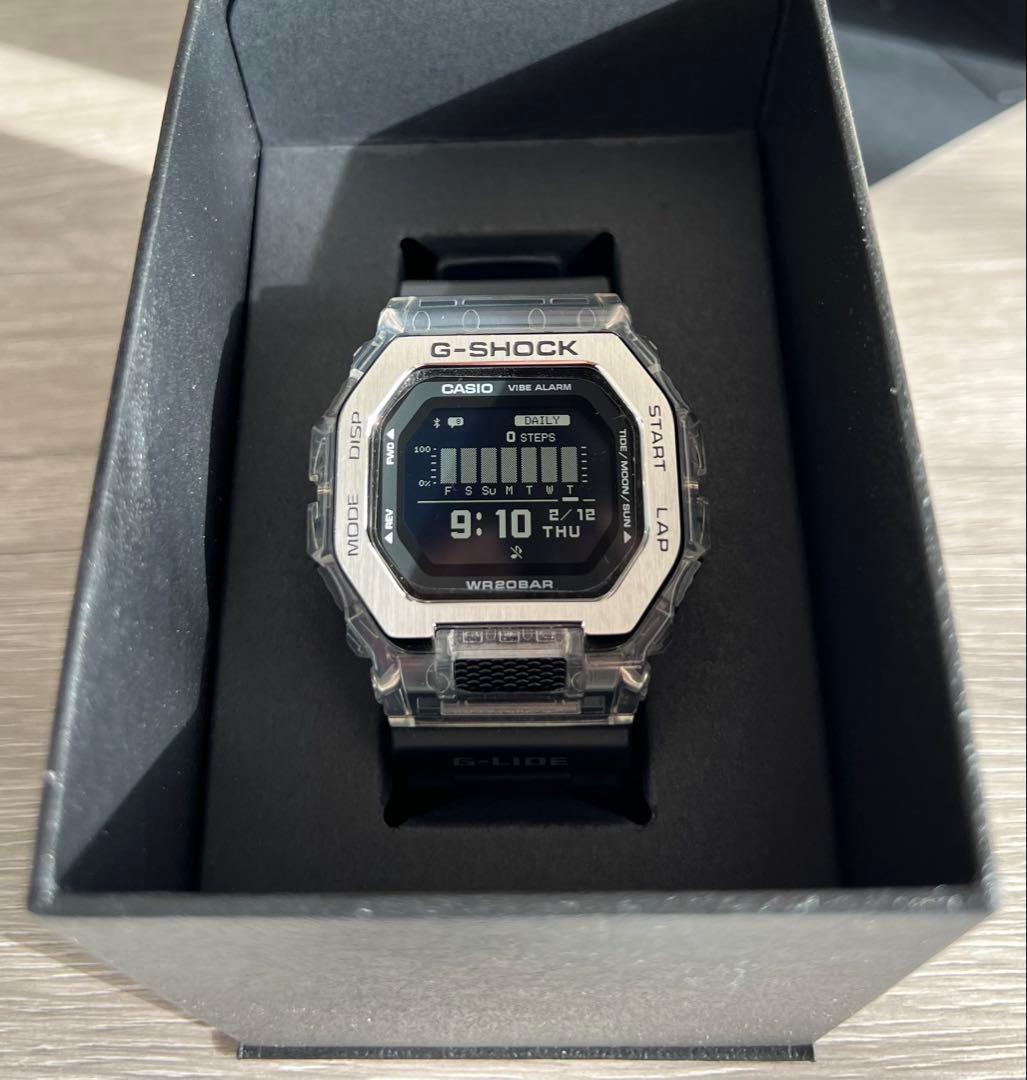 G-SHOCK G-LIDE GBX-100S-1JF Bluetooth搭載