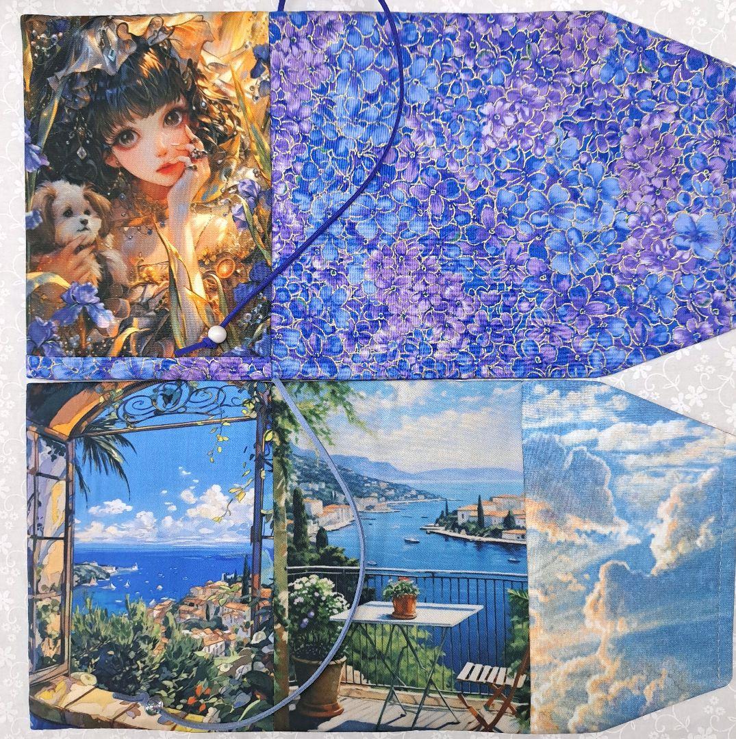 ねこのこ③ブックカバー、ポーチ