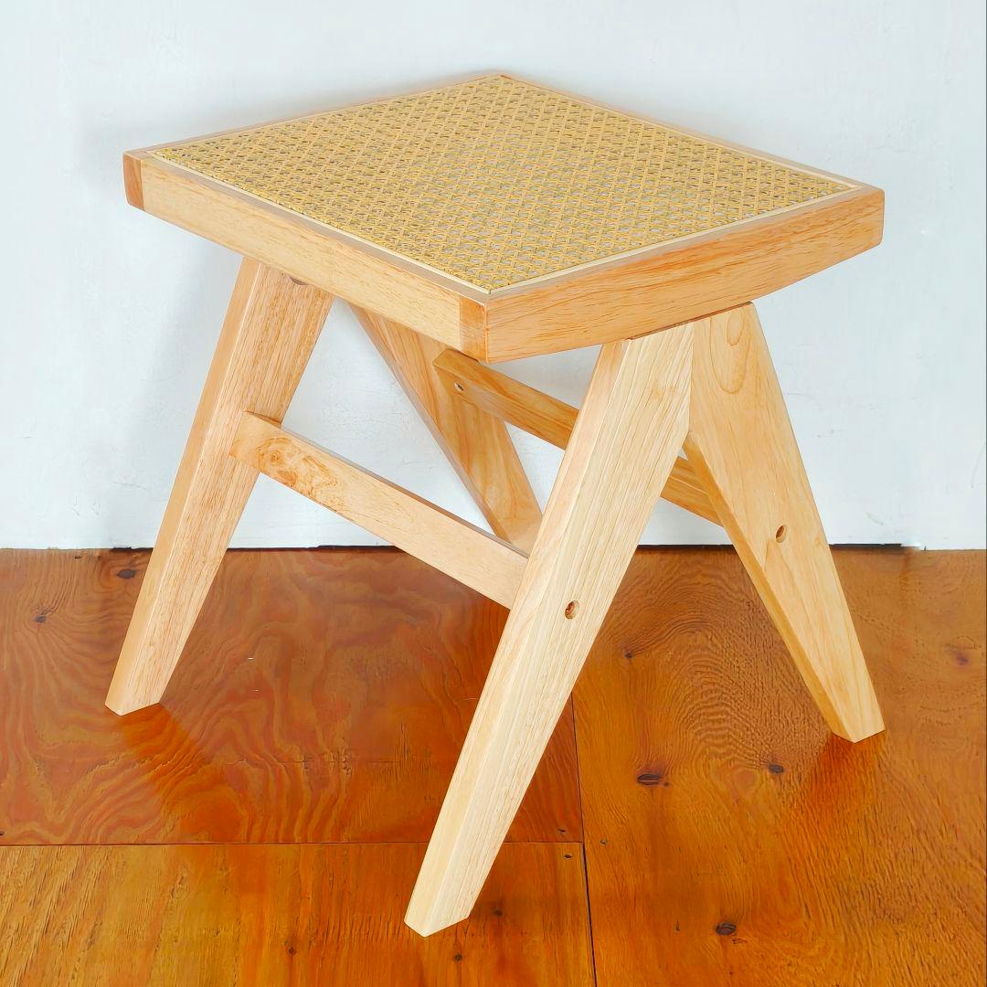 ピエールジャンヌレ　スツール　ベンチ　リプロダクト　ナチュラル