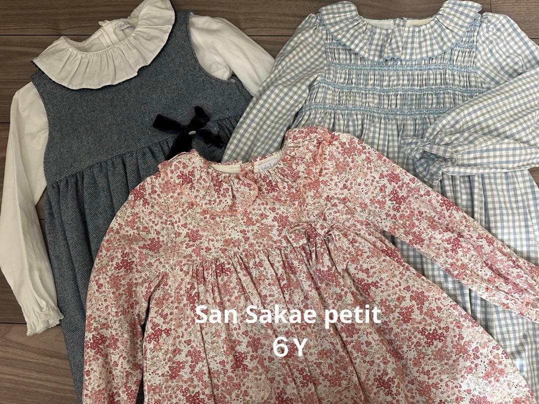 サンサカエプチ　 baby Lai 6Yワンピース3枚セット