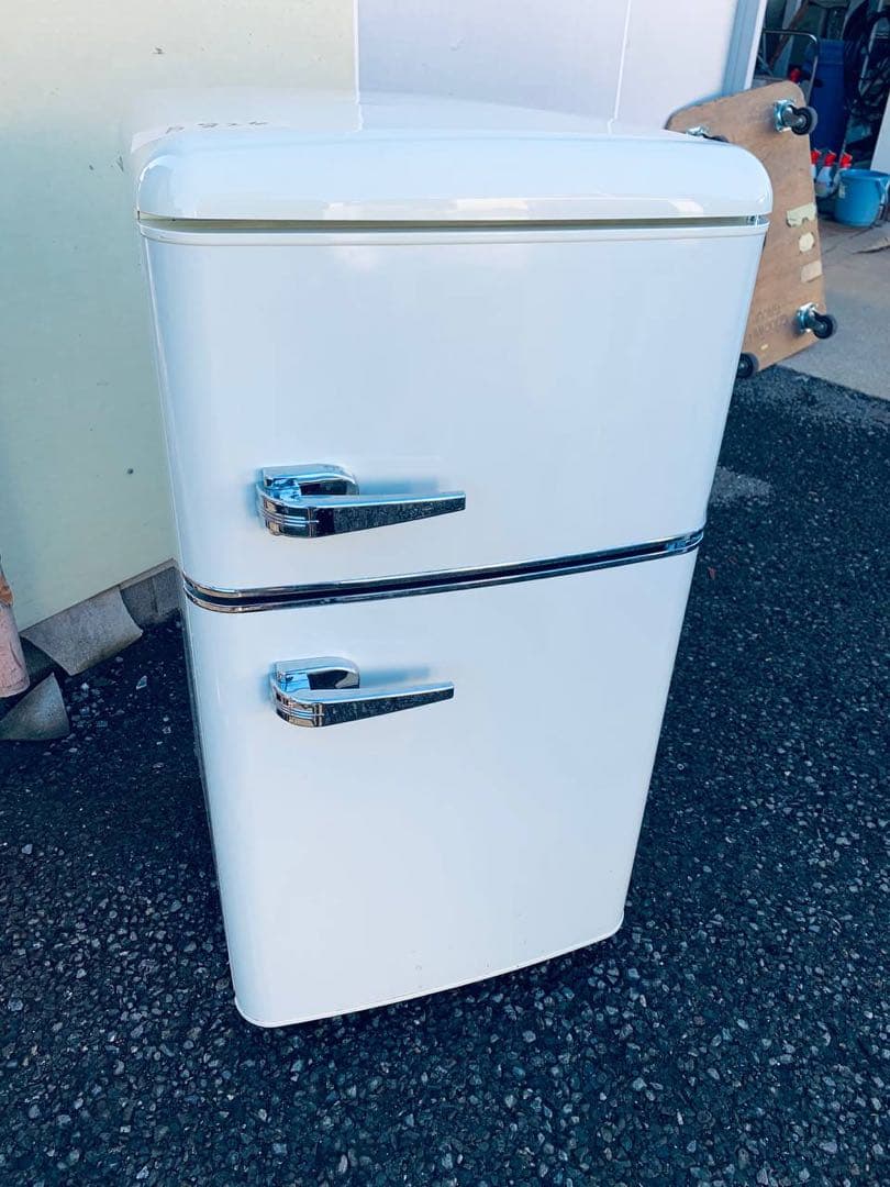 ✅オーヤマノンフロン冷凍冷蔵庫✅ ✅PRR-082D-W✅ 送料設置無料