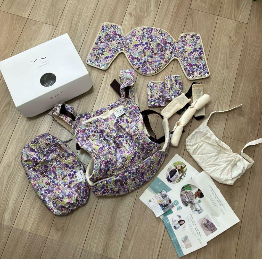 花柄抱っこ紐・おんぶ紐セット