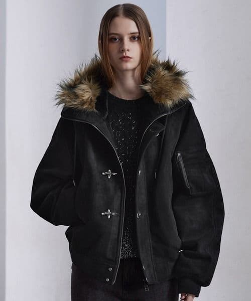 けんや新品ブラックМCLELクレイル N-2Bファイヤーマンテックフェード