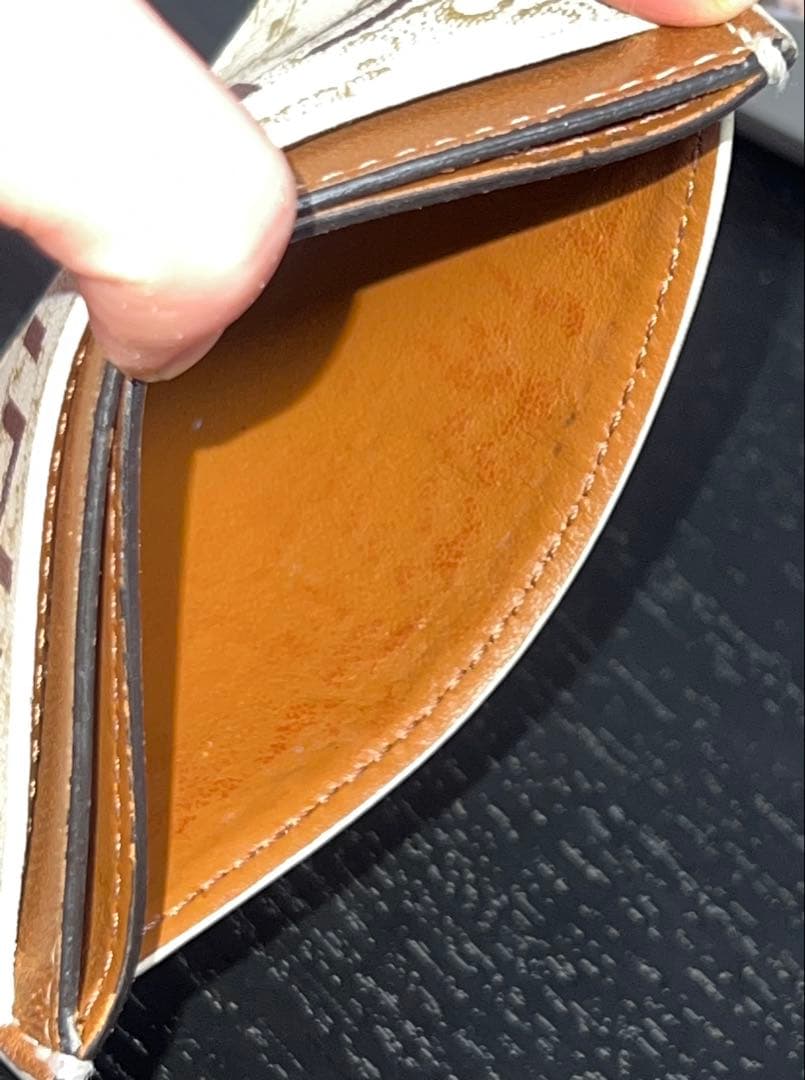 CELINEセリーヌ/カードケース/名刺入れ/トリオンフ/クリームブラウン