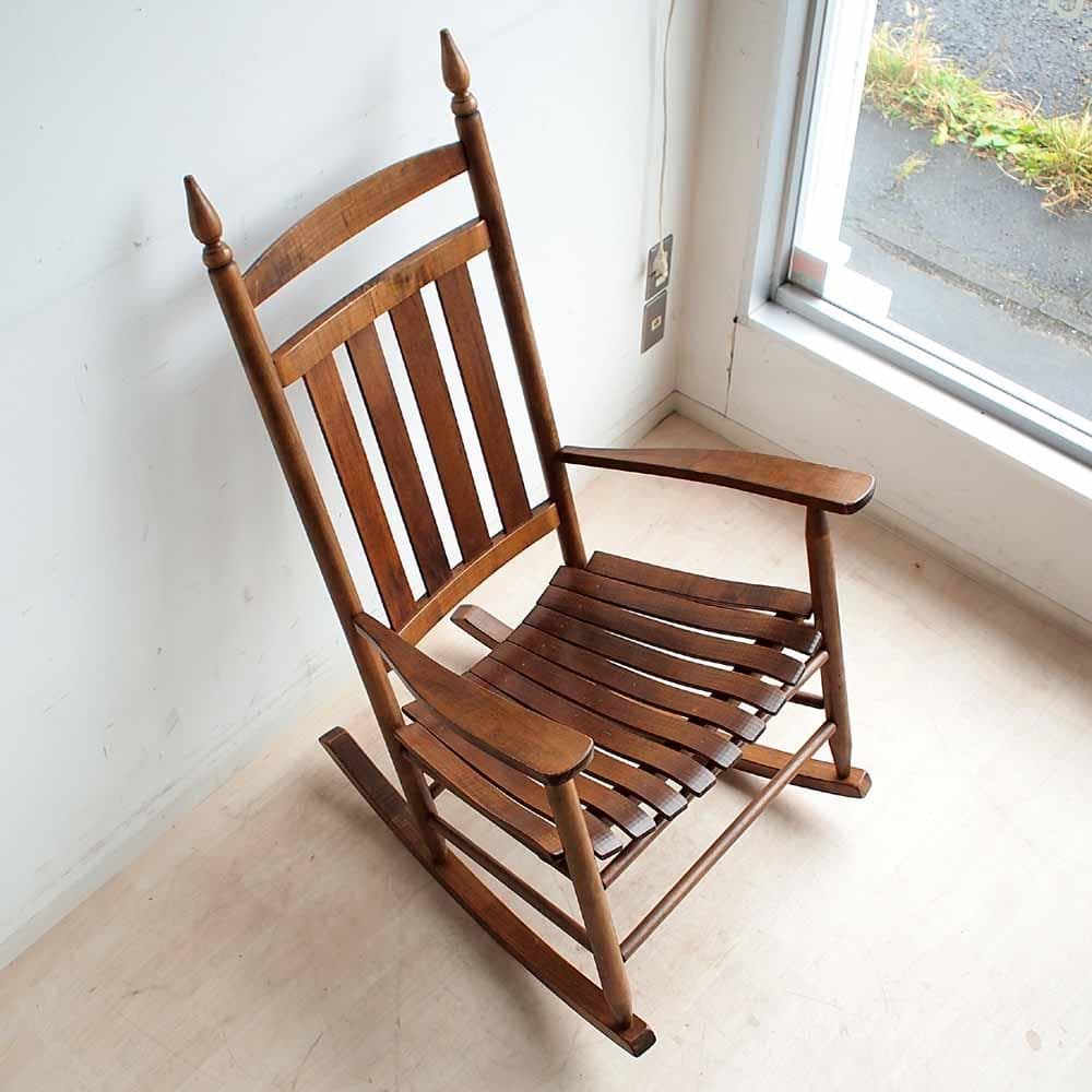 無垢材 ロッキングチェア ヴィンテージ ZR24313