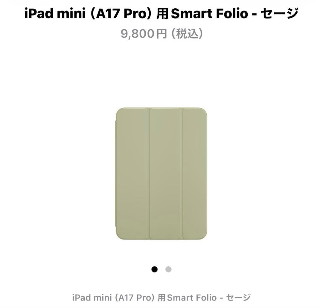iPad mini A17 Pro Wi-Fiモデル スペースグレイ