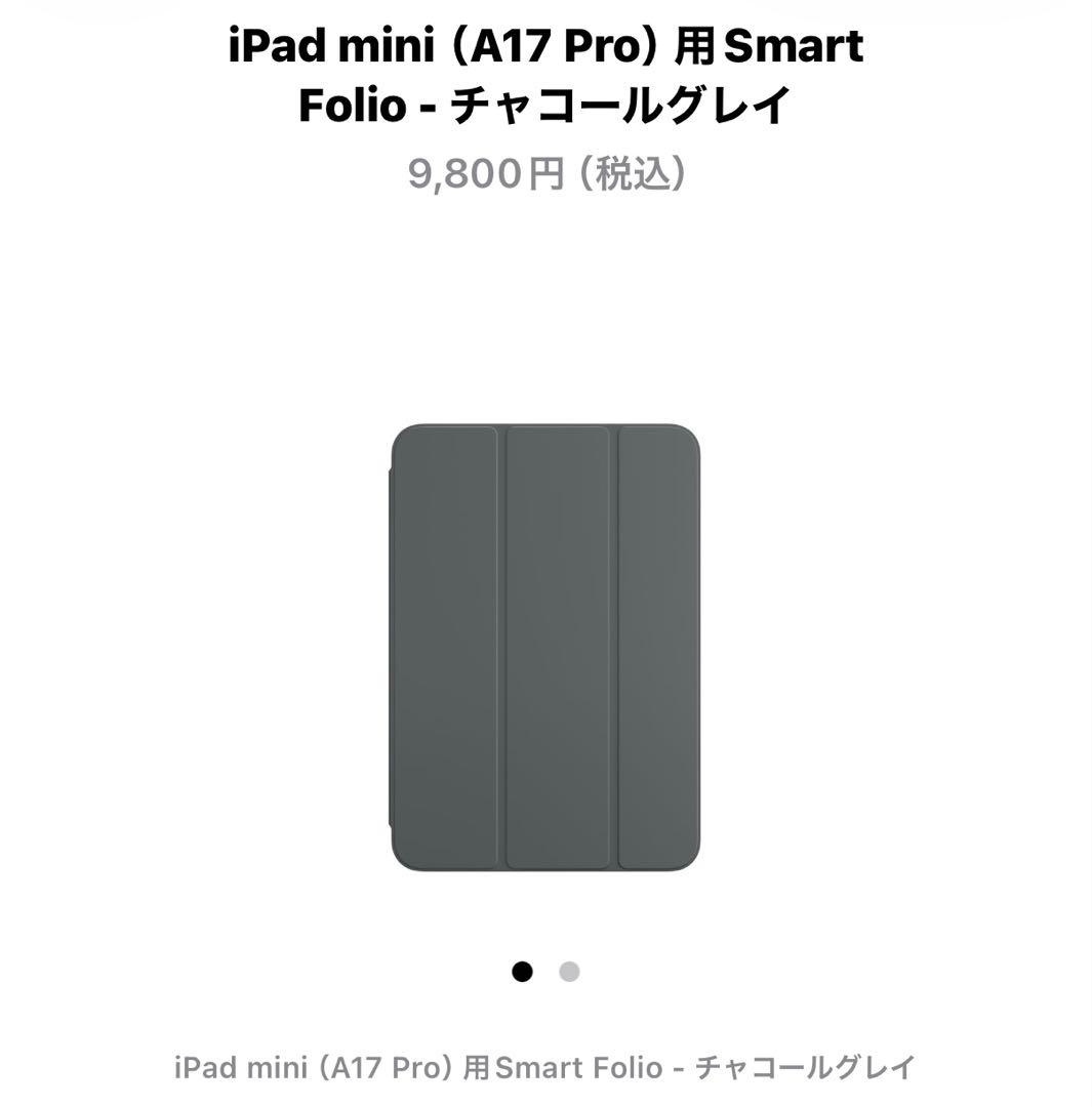 iPad mini A17 Pro Wi-Fiモデル スペースグレイ
