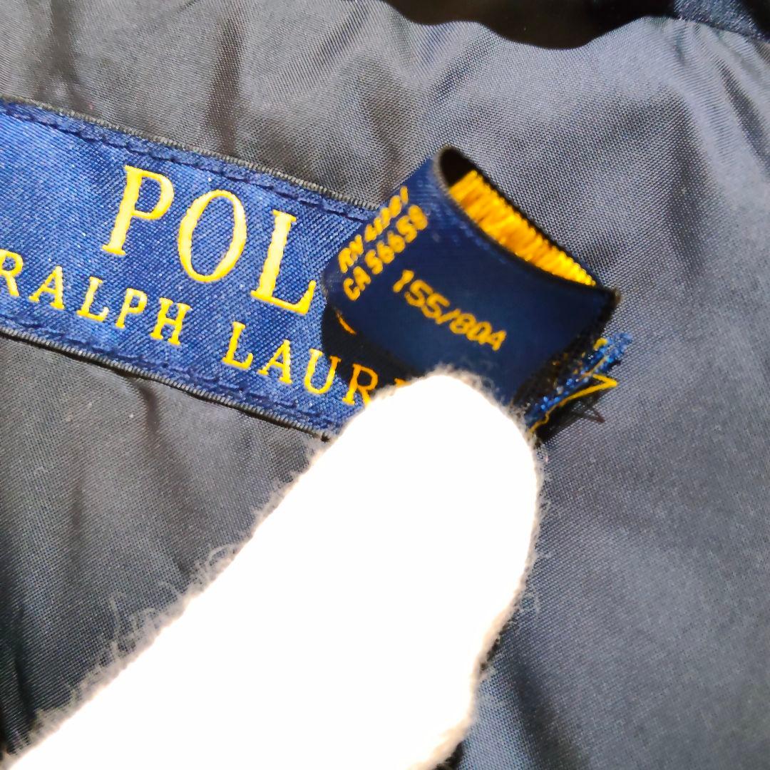 美品 ポロ ラルフローレン ダウンベスト ポニー刺繍 ネイビー 2way