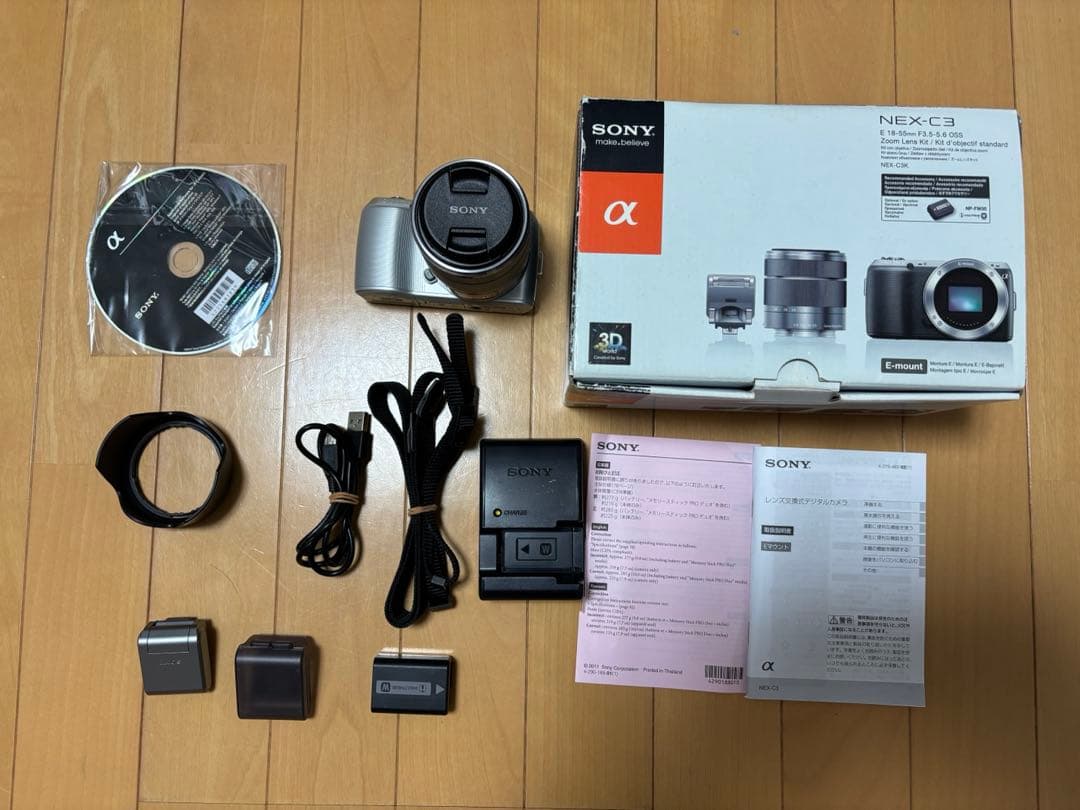 11/22まで　限定価格　SONY NEX-C3 動作確認&初期化済