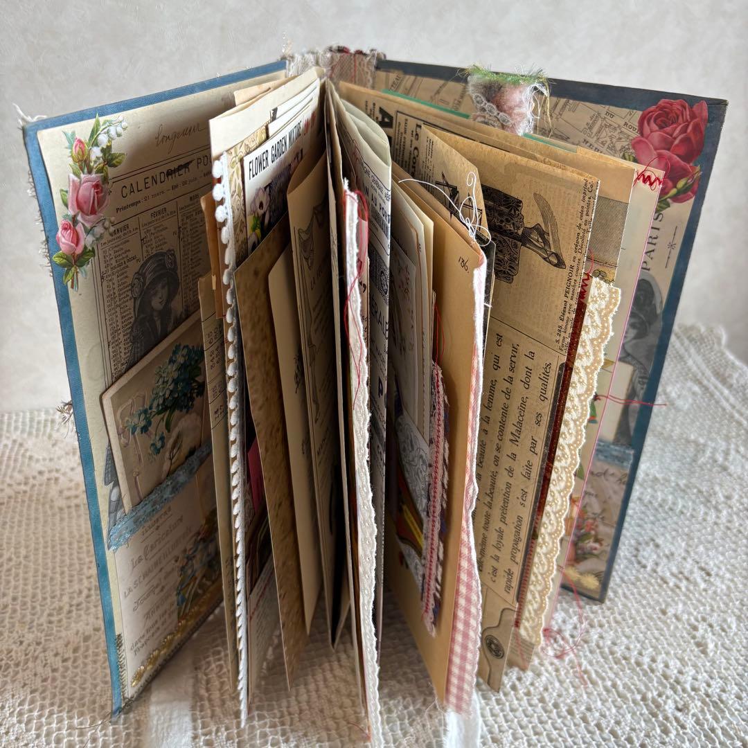 ꕤほぼA4版6穴ꕤ 自分好みにカスタマイズするジャンクジャーナル