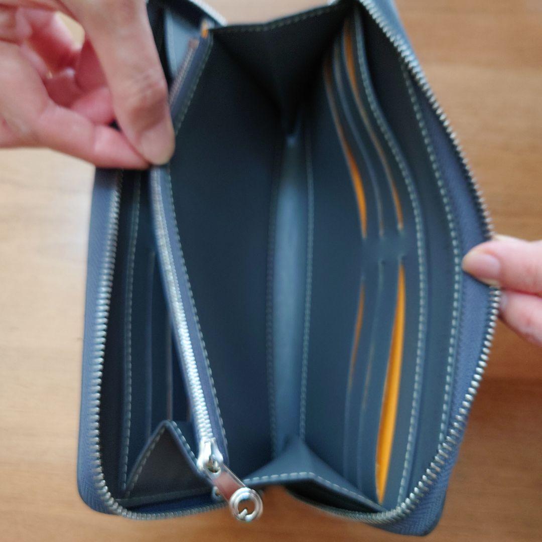 【美品】【購入証明書付】GOYARD/ゴヤール マティニオンGMウォレットグレー