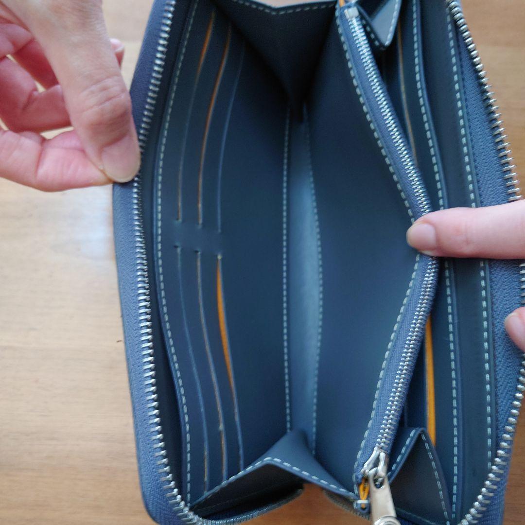 【美品】【購入証明書付】GOYARD/ゴヤール マティニオンGMウォレットグレー