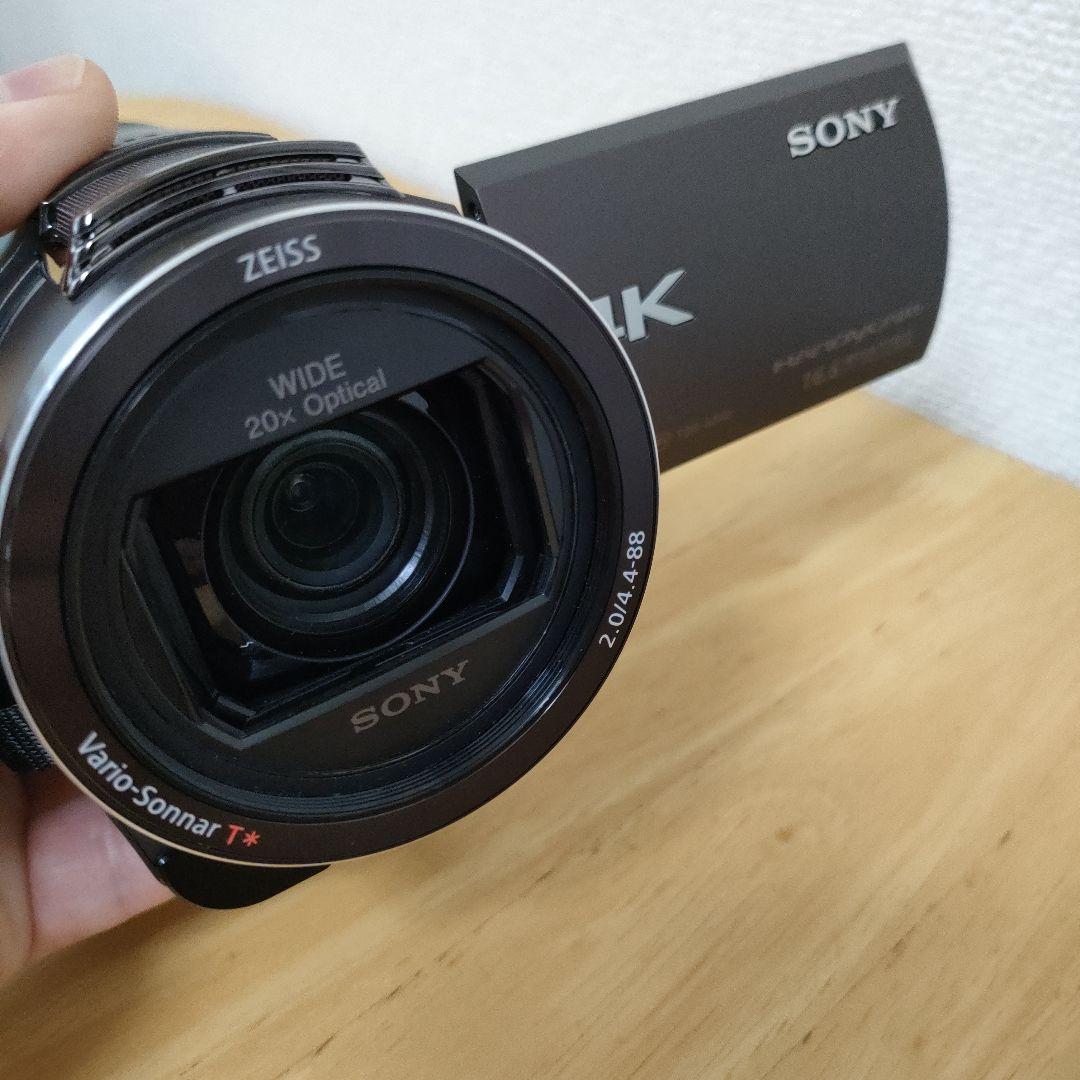 ソニー4Kビデオカメラ SONY FDR-AX40　バッテリー2個