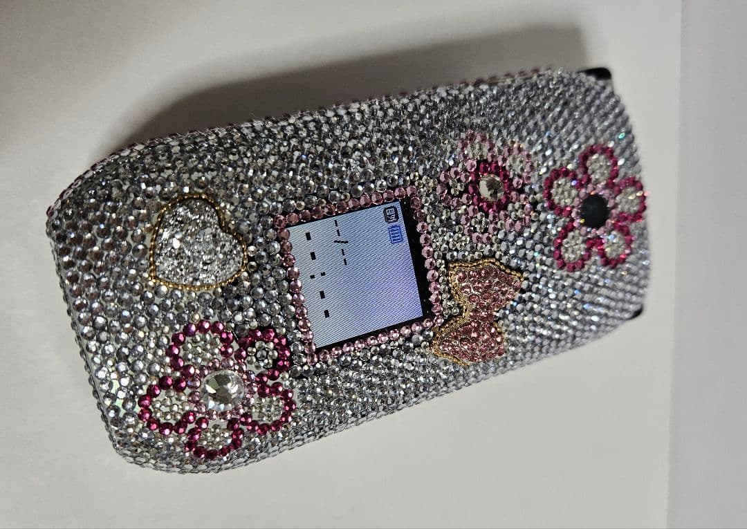 【フラワー①】デコ電/平成レトロ/ガラケー/ギャル/GAL/キティ/凸電