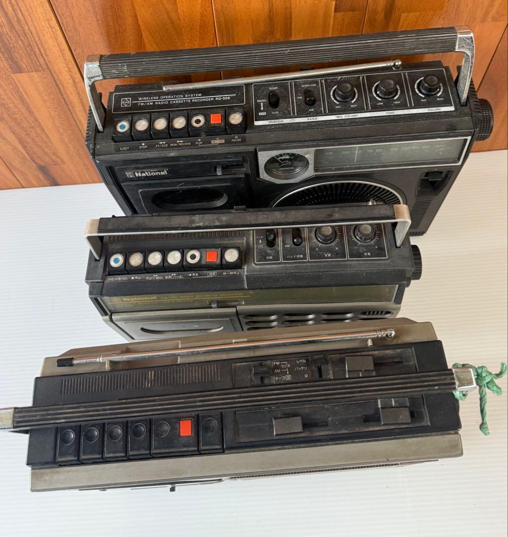 National RQ-536などまとめ3台ジャンク品(a40)
