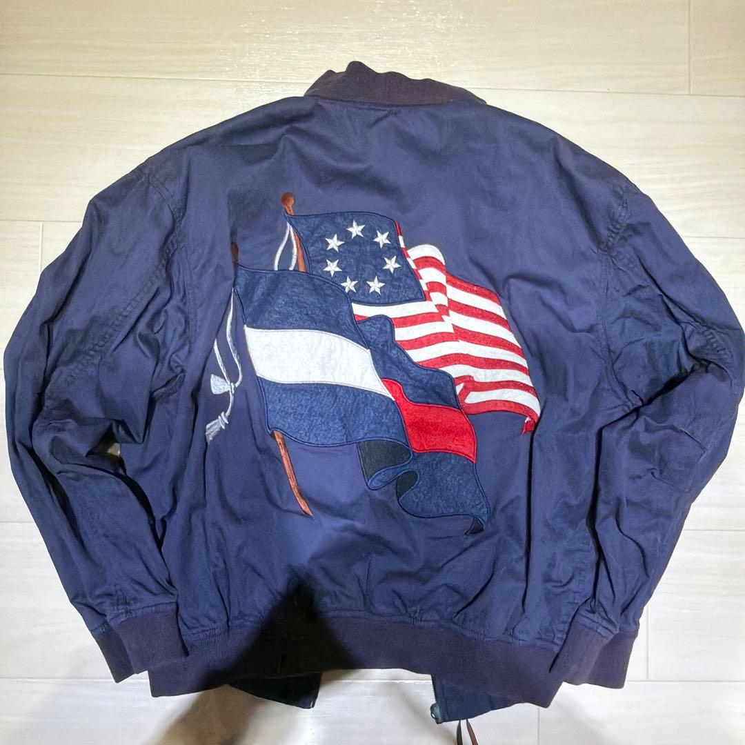 希少　  ネイビー ナイロンジャケット M