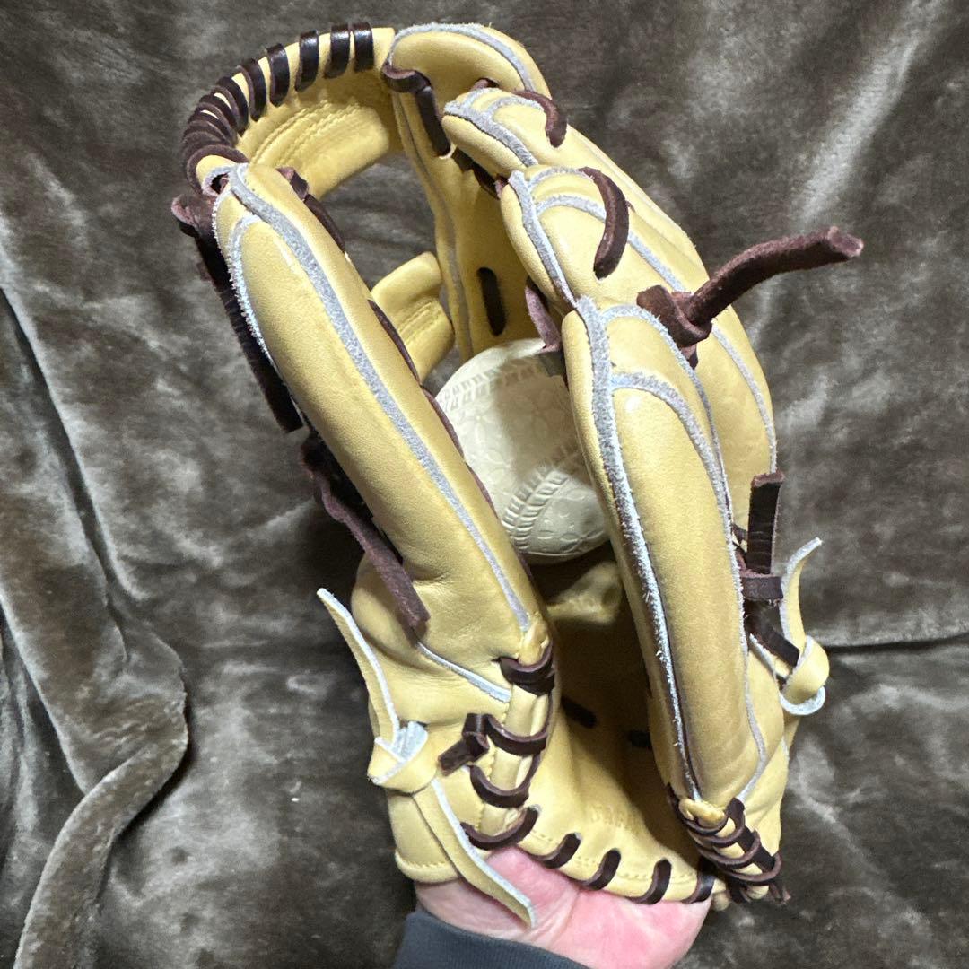 【中古】ウィルソン　Wilsonstaff　一般軟式用　内野87型　湯もみ型付け