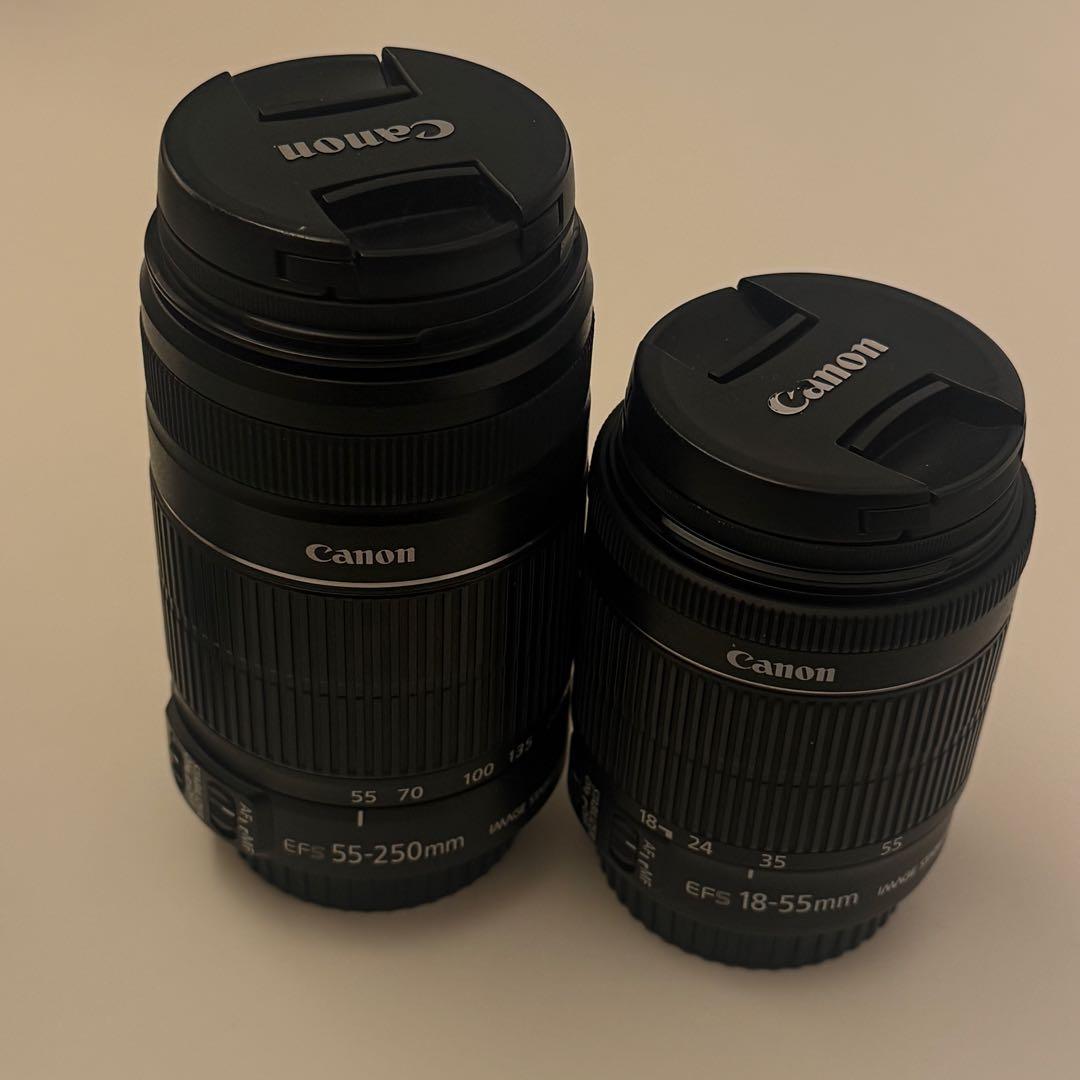 CanonEF-S 18-55mm & 55-250mmレンズ