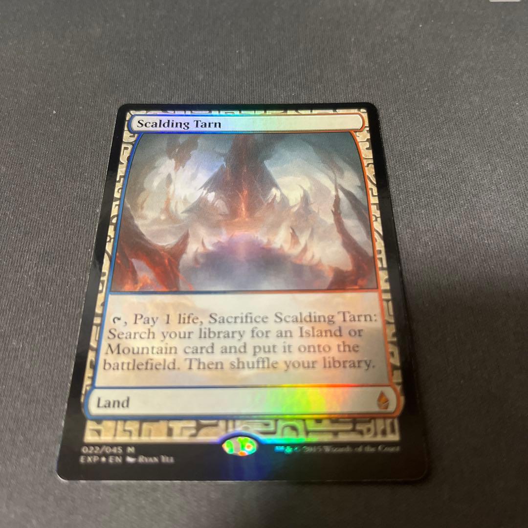 ②MTG foil 《沸騰する小湖/Scalding Tarn》[EXP]