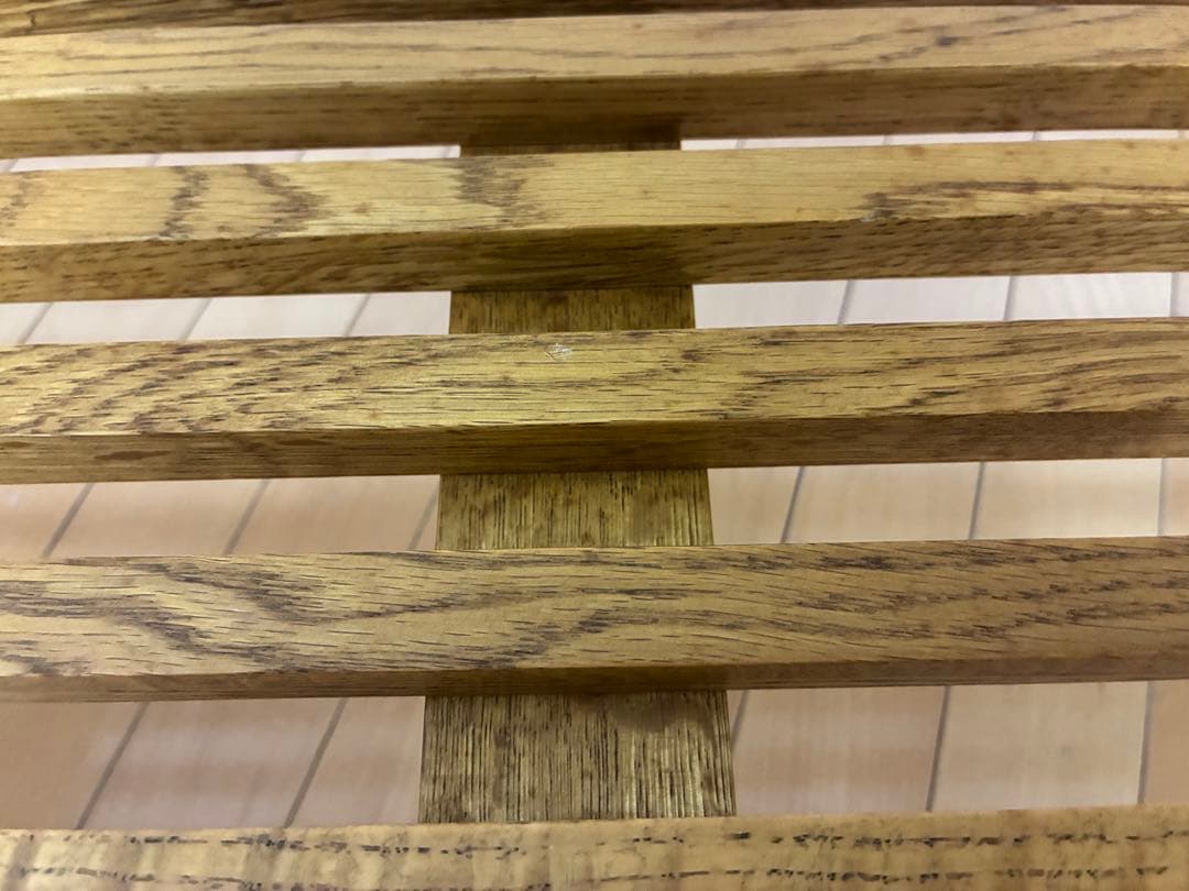 【廃盤】クラッシュゲート　センターテーブル　天然木 ガラス リビングテーブル