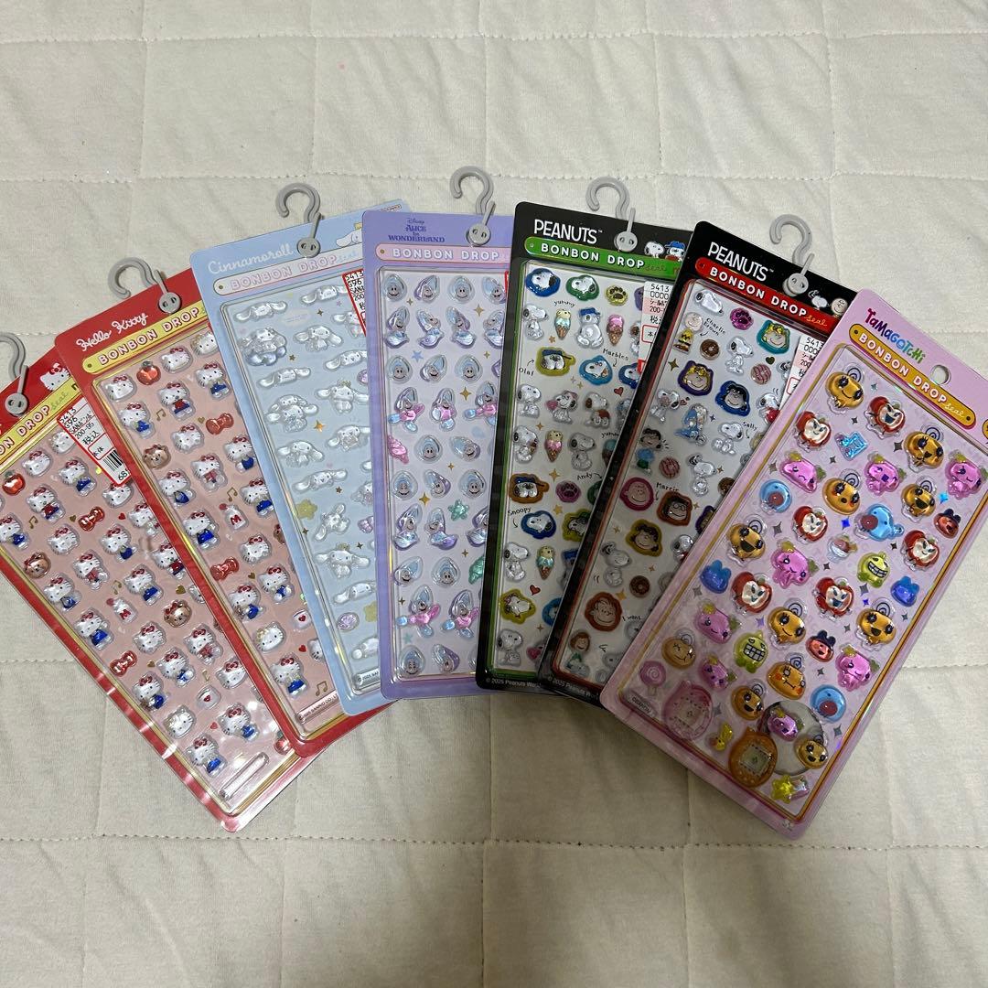 【正規品】 ボンボンドロップシール めめっち サンリオ スヌーピー ディズニー