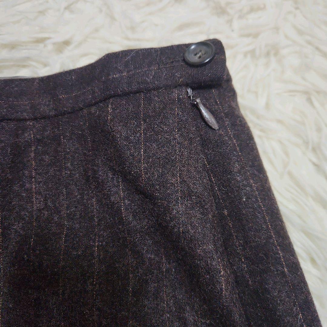 マックスマーラ　銀タグ　イタリア製　ダブルスーツ　ストライプ柄