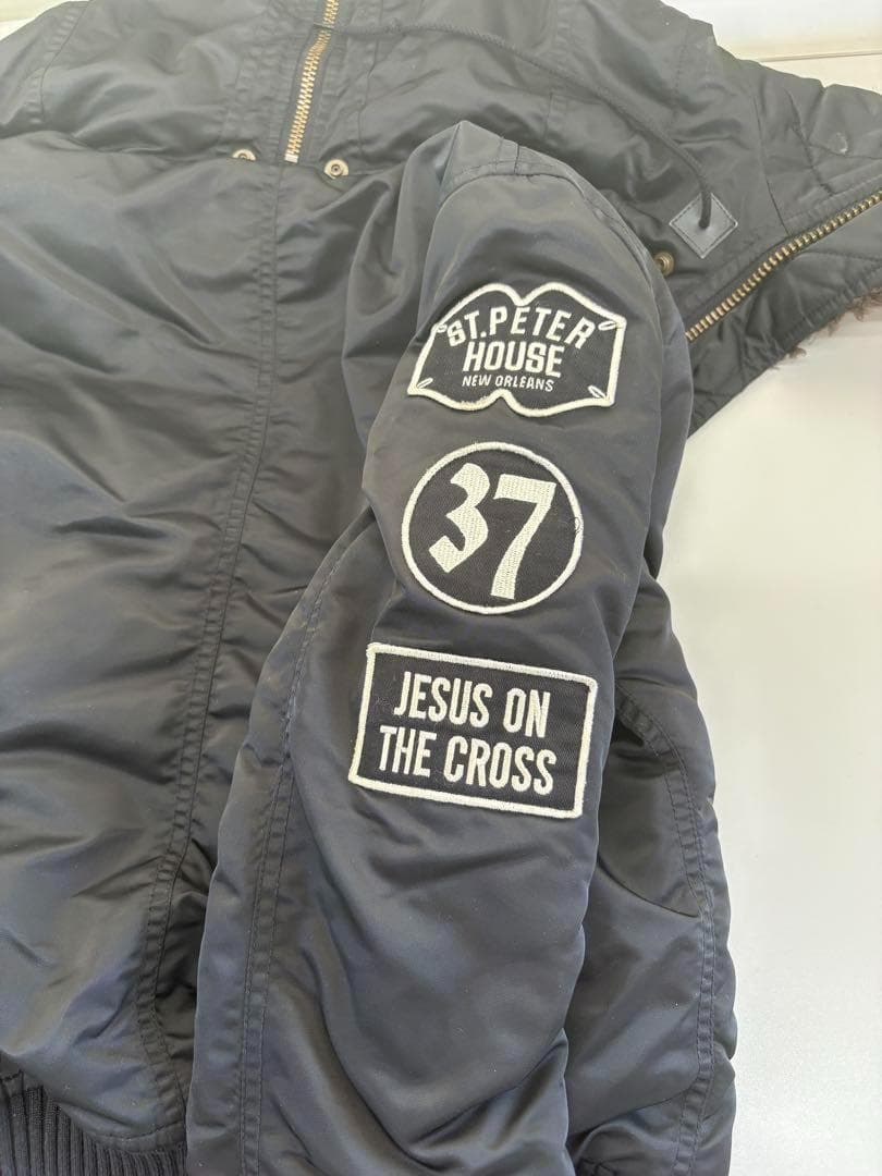 HYSTERIC GLAMOUR ミリタリージャケット プリマロフト ワッペン