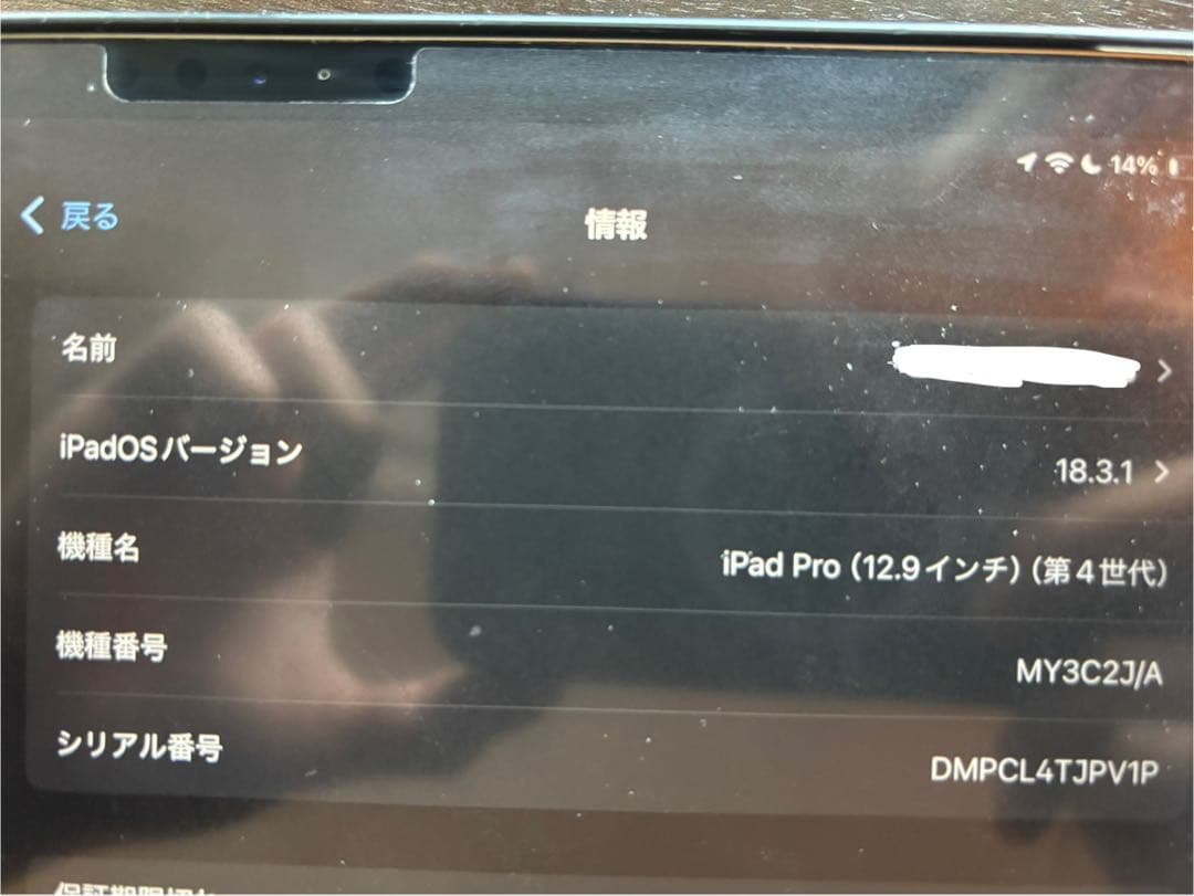 iPad Pro 12.9インチ 第4世代 128GB Cellular
