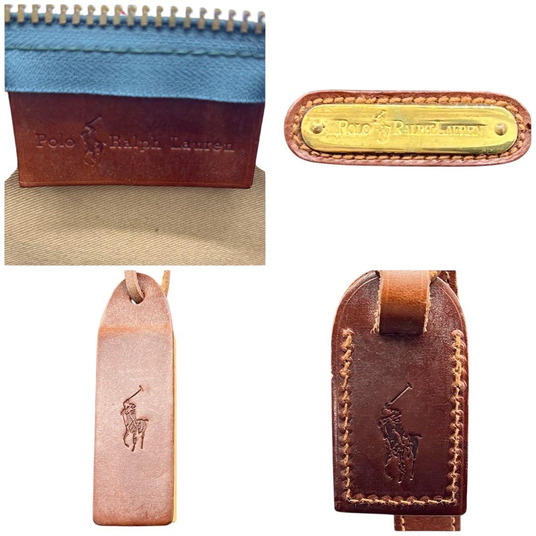 POLO RALPH LAUREN ラルフローレン　ボストンバッグ レザー