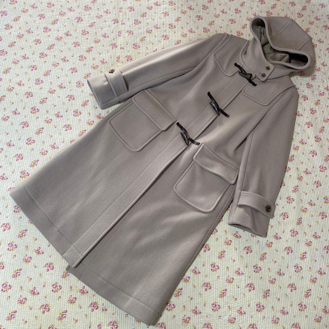 スローブイエナ ダッフルコート 38 ベージュ系 厚手 暖かい DMW