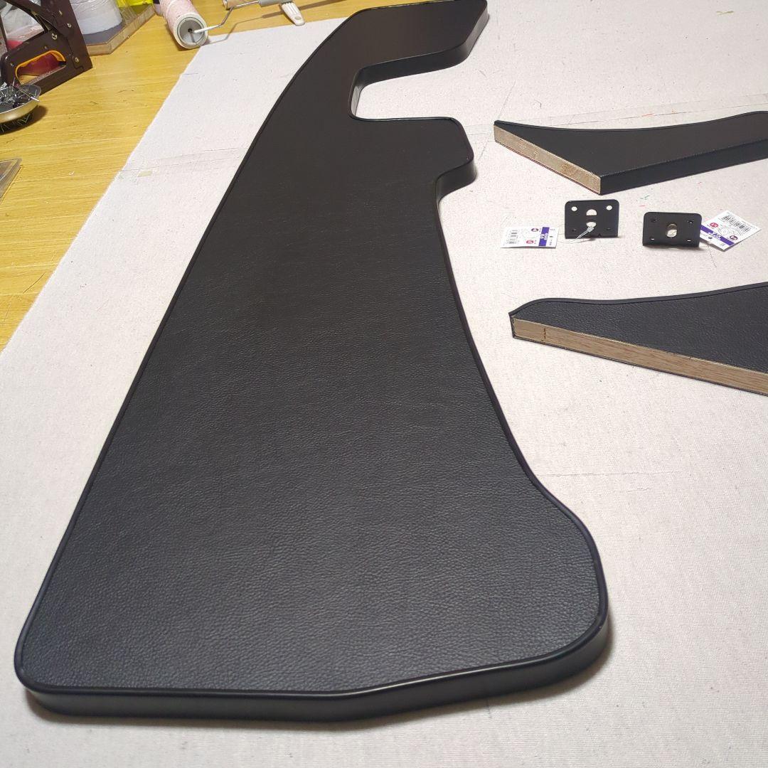 【ヒロ】フロントテーブル【ブラックレザー】