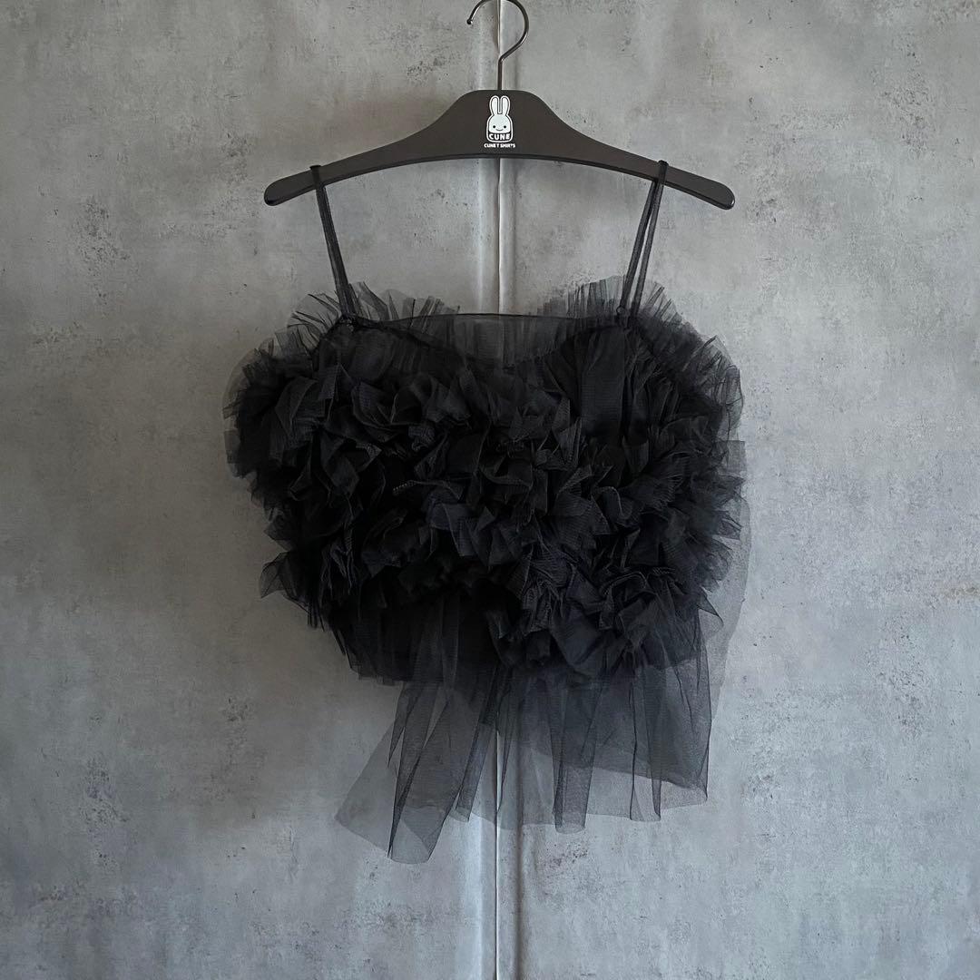 chikakisada チカキサダ キャミソール チュール ビスチェ トップス