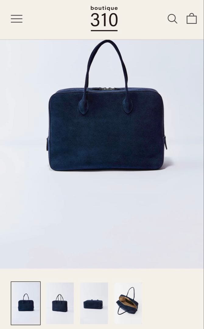 【新品】MAISON CANAU メゾンカナウ ボックスボストン L