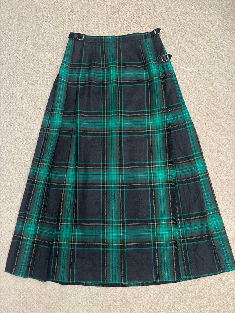 O'NEIL OF DUBLIN タータンチェック マキシ丈 ロングスカート L